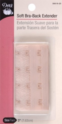 Dritz(R) 4 Hook Bra Back Extender- 3 Inch Wide Beige Dritz(R) 4 Hook Bra Back Extender- 3 Inch Wide Beige