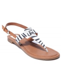 So sassy. DV by Dolce Vita's Diamon thong sandals put a perfectly pretty spin on your favorite look. So sassy. DV by Dolce Vita's Diamon thong sandals put a perfectly pretty spin on your favorite look.