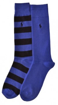 Polo Ralph Lauren Men's Striped Rugby Socks Royal Blue Polo Ralph Lauren Men's Striped Rugby Socks Royal Blue
