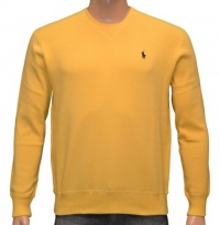 Polo Ralph Lauren Men's Crew Neck Sweater-Yellow Polo Ralph Lauren Men's Crew Neck Sweater-Yellow