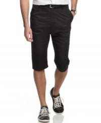 Dress up your casual look with these polished capri shorts from Calvin Klein. Dress up your casual look with these polished capri shorts from Calvin Klein.