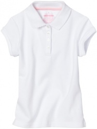 Nautica Sportswear Kids Girls 2-6x Short Sleeve Polo with Pico, White, Large Nautica Sportswear Kids Girls 2-6x Short Sleeve Polo with Pico, White, Large