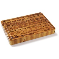 Proteak Teak Cutting Board Rectangle 20-by-14-by-2-1/2-Inch Hand Grip and Juice Canal, End Grain Proteak Teak Cutting Board Rectangle 20-by-14-by-2-1/2-Inch Hand Grip and Juice Canal, End Grain