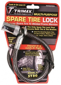 Trimax ST30 Trimaflex Spare Tire Cable Lock (Round Key) 36 x 12mm Trimax ST30 Trimaflex Spare Tire Cable Lock (Round Key) 36 x 12mm