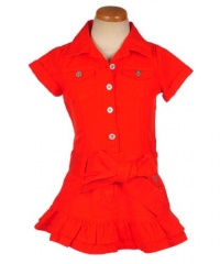 Guess Sable Dress (Sizes 4 - 6X) - orange, 6 Guess Sable Dress (Sizes 4 - 6X) - orange, 6