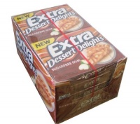 Extra Dessert Delights Sugarfree Gum Apple Pie Flavored Gum Ten 15 Stick Packs Extra Dessert Delights Sugarfree Gum Apple Pie Flavored Gum Ten 15 Stick Packs
