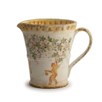 Adorned with hand-painted grape vines for rustic, old world appeal, the Amorini collection evokes the warmth and splendor of a Tuscan vineyard and brings aged charm into your home. Adorned with hand-painted grape vines for rustic, old world appeal, the Amorini collection evokes the warmth and splendor of a Tuscan vineyard and brings aged charm into your home.