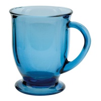 Anchor Hocking 16-Ounce Denim Blue Cafe Mug - 6 Pack Anchor Hocking 16-Ounce Denim Blue Cafe Mug - 6 Pack