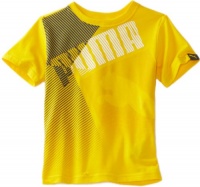 Puma - Kids Boys 8-20 Divided Tee, Gold, Small Puma - Kids Boys 8-20 Divided Tee, Gold, Small