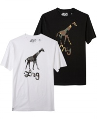 Go beyond just the basic for your casual wear with this graphic t-shirt from LRG. Go beyond just the basic for your casual wear with this graphic t-shirt from LRG.