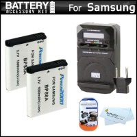 2 Pack Battery And Charger Kit For Samsung DV300F DualView Digital Camera Includes 2 Extended Replacement (1000Mah) BP88 Batteries + Ac Rapid Travel Charger + LCD Screen Protectors + MicroFiber Cleaning Cloth 2 Pack Battery And Charger Kit For Samsung DV300F DualView Digital Camera Includes 2 Extended Replacement (1000Mah) BP88 Batteries + Ac Rapid Travel Charger + LCD Screen Protectors + MicroFiber Cleaning Cloth