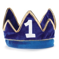 Lil' Prince 1st Birthday Plush Crown Lil' Prince 1st Birthday Plush Crown