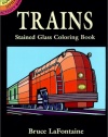 Trains Stained Glass Coloring Book (Dover Stained Glass Coloring Book)