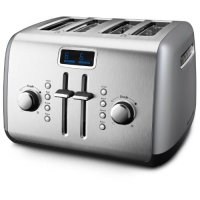 KitchenAid KMT422CU 4-Slice Toaster, Countour Silver KitchenAid KMT422CU 4-Slice Toaster, Countour Silver