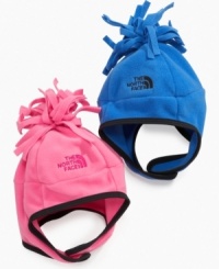 Top off their winter look with cozy style. Keep their ears as comfy as the rest of them in this darling Polartec® microfleece hat from The North Face. Top off their winter look with cozy style. Keep their ears as comfy as the rest of them in this darling Polartec® microfleece hat from The North Face.