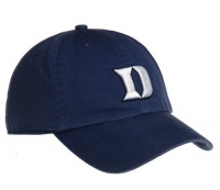 NCAA Duke University Franchise Fitted Hat, Navy Blue NCAA Duke University Franchise Fitted Hat, Navy Blue