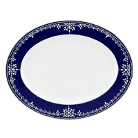 Marchesa by Lenox Empire Pearl 13 Oval Platter