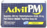 Advil PM, Coated Caplets, 120-Count Advil PM, Coated Caplets, 120-Count
