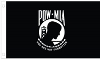 Allied Flag Outdoor 100-Percent Nylon POW - MIA (S) Flag, 3-Foot by 5-Foot Allied Flag Outdoor 100-Percent Nylon POW - MIA (S) Flag, 3-Foot by 5-Foot