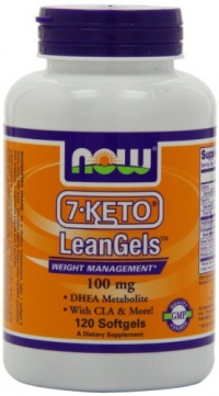 Now Foods 7-keto 100mg Leangels, 120-Count Now Foods 7-keto 100mg Leangels, 120-Count