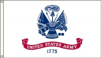 America's Flag Company 3-Foot by 5-Foot Army Flag with Canvas Header and Grommets America's Flag Company 3-Foot by 5-Foot Army Flag with Canvas Header and Grommets