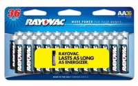 Rayovac Alkaline AA Batteries, 36-Pack Rayovac Alkaline AA Batteries, 36-Pack