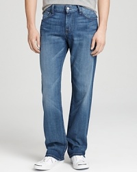 Kick back and watch the sunset in these perfectly worn-in jeans from 7 For All Mankind, faded on the front and back for a tried-and-true authentic look and feel. Kick back and watch the sunset in these perfectly worn-in jeans from 7 For All Mankind, faded on the front and back for a tried-and-true authentic look and feel.