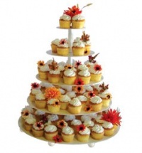 Dress My Cupcake Madison Modern Metal Cupcake Stand - Round 5 Tiered White - Stands, Displays, Trees for Cakes & Desserts Dress My Cupcake Madison Modern Metal Cupcake Stand - Round 5 Tiered White - Stands, Displays, Trees for Cakes & Desserts