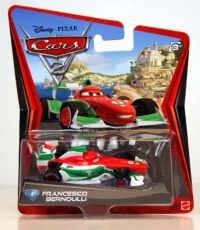 Disney Pixar Cars 2 Francesco Bernoulli #4 (Red, White & Green) Disney Pixar Cars 2 Francesco Bernoulli #4 (Red, White & Green)