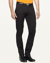 A refined play on the casual classic, Black Label's sleek cargo pant is crafted from soft cotton chino with military-inspired utility pockets at the legs and a hint of stretch to ensure a perfect fit every time. A refined play on the casual classic, Black Label's sleek cargo pant is crafted from soft cotton chino with military-inspired utility pockets at the legs and a hint of stretch to ensure a perfect fit every time.