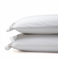 Vera Wang Circle Eyelet Standard Pillowcase, Pair Vera Wang Circle Eyelet Standard Pillowcase, Pair