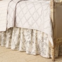 Lauren by Ralph Lauren Saint Honore Pagoda Gray QUEEN Bedskirt St. Honore Bedding Lauren by Ralph Lauren Saint Honore Pagoda Gray QUEEN Bedskirt St. Honore Bedding