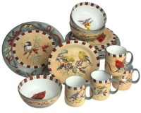 Lenox Winter Greetings Everyday Stoneware 16-Piece Service for 4 Lenox Winter Greetings Everyday Stoneware 16-Piece Service for 4