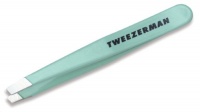 Tweezerman  Mini Slant Tweezer, Green Tea