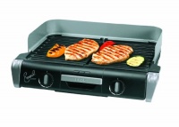 Emeril by T-fal TG8000002 XL Griller with Two Independent Temperature Controls Removable Nonstick Die-Cast Aluminum Grill Plates, Silver Emeril by T-fal TG8000002 XL Griller with Two Independent Temperature Controls Removable Nonstick Die-Cast Aluminum Grill Plates, Silver