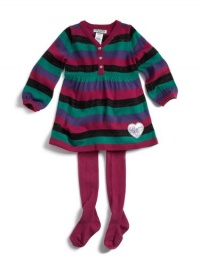 GUESS Kids Girls Striped Sweater Dress, MULTICOLORED (12M) GUESS Kids Girls Striped Sweater Dress, MULTICOLORED (12M)