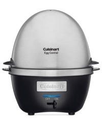 Get egged on. Cooking up to 10 hard-boiled breakfast favorites at a time, this egg cooker mans the morning shift. Add a bit of new flavor to the early hours with an included omelet tray or use this countertop essential to perfectly poach four eggs at once. 3-year warranty. Model CCEC10. Get egged on. Cooking up to 10 hard-boiled breakfast favorites at a time, this egg cooker mans the morning shift. Add a bit of new flavor to the early hours with an included omelet tray or use this countertop essential to perfectly poach four eggs at once. 3-year warranty. Model CCEC10.