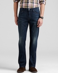 Faded for a timeworn, favorite-jean look, this pair quickly endears itself to you with its lean fit and casual vibe. Faded for a timeworn, favorite-jean look, this pair quickly endears itself to you with its lean fit and casual vibe.