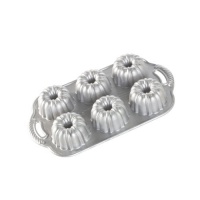 Nordic Ware Platinum Anniversary Bundtlette Pan Nordic Ware Platinum Anniversary Bundtlette Pan