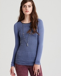 Don this Free People striped piece as a top or tunic, and you'll be outfitted in stylish comfort any way you wear it. Don this Free People striped piece as a top or tunic, and you'll be outfitted in stylish comfort any way you wear it.