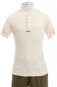 Polo By Ralph Lauren Beige Ecru Henley 2 Short Sleeve Shirt Small Polo By Ralph Lauren Beige Ecru Henley 2 Short Sleeve Shirt Small