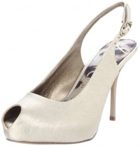 Sam Edelman Women's Evelyn Open-Toe Pump,Goldilocks,9.5 M US Sam Edelman Women's Evelyn Open-Toe Pump,Goldilocks,9.5 M US