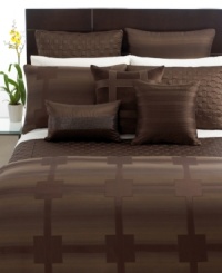 Expand your style horizons. The Meridian Sepia sham from Hotel Collection brings a modern look to the bedroom with an ombré print and geometric grid in a rich espresso hue. Zipper closure. Expand your style horizons. The Meridian Sepia sham from Hotel Collection brings a modern look to the bedroom with an ombré print and geometric grid in a rich espresso hue. Zipper closure.
