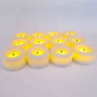 Candle Impressions set of 12 Flameless Mini Votives with Timer - Cream Candle Impressions set of 12 Flameless Mini Votives with Timer - Cream