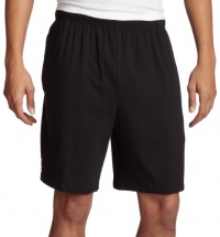 Soffe Men's Classic 100% Cotton Pocket Short, Black, Large