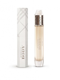 Introducing Burberry Body Body Mist, a lighter version of the iconic Burberry Body fragrance. Burberry Body Body Mist features the eclectic combination of luxurious, refined notes in a new alcohol-free formula that delicately scents the skin and hair. Packaged in a frosted bottle to reflect the soft light nature of the scent. 2.8 oz.