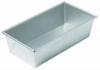 Chicago Metallic Commercial II Traditional Uncoated 1-1/2-Pound Loaf Pan Chicago Metallic Commercial II Traditional Uncoated 1-1/2-Pound Loaf Pan