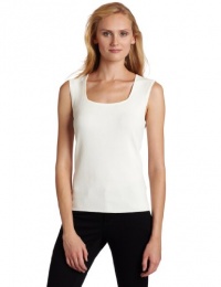 Jones New York Collection Women's Rib Square Neck Shell Jones New York Collection Women's Rib Square Neck Shell