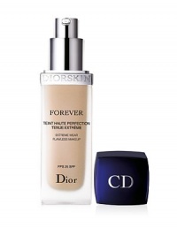 Inspired by nano-technologies, Diorskin Forever takes foundation to the extreme with an innovative, no-transfer, waterproof formula that lasts even in extreme conditions. The patented Nano-Stretch Network creates a micro-aerated, invisible mesh for perfect color and finish, while Hydra-Gel System regulates moisture for optimal comfort. Keeps skin flawless and radiant hour after hour. 1 oz. 