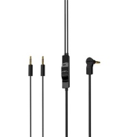 SOL Republic Tracks ClearTalkTM Cable with single button remote and microphone (Black) SOL Republic Tracks ClearTalkTM Cable with single button remote and microphone (Black)